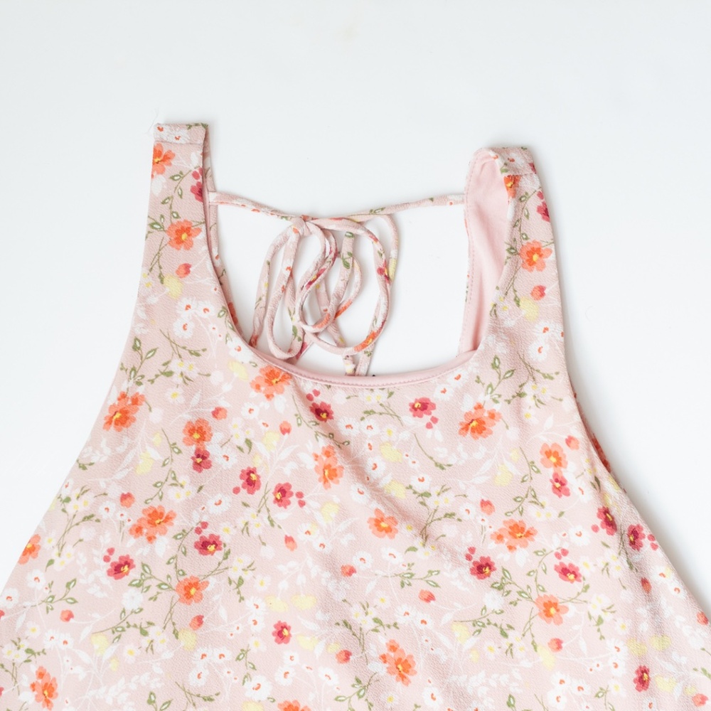 Bobeau Floral Sleeveless Swing Dress Size XS - Picture 4 of 8